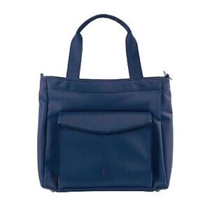 Heys HiLite Laptop Tablet Tote Bag Blue Nylon Travel Crossbody Carry On RFID